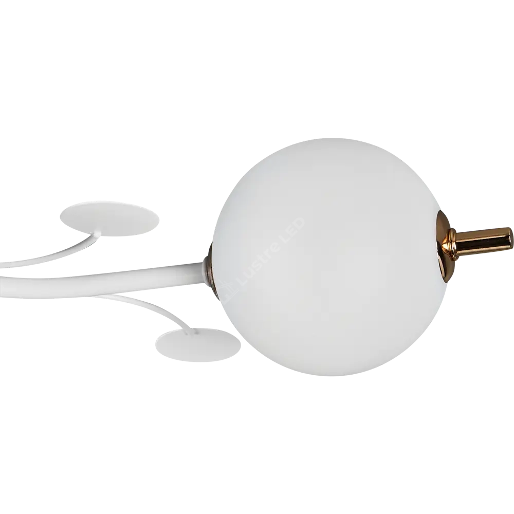 Lustra LED PROP 5+1 WHITE Echivalent 500W Telecomanda