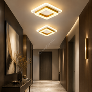 Lustra LED QUADRATA GOLD Echivalent 300W