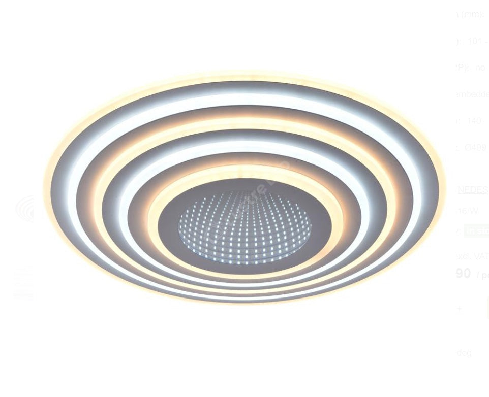 Lustra Led 174W Round 3D Levels Telecomanda Lighting Fixtures