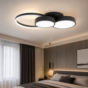 Lustra LED Sobek Black 3 Lumini Echivalent 400W 60CM
