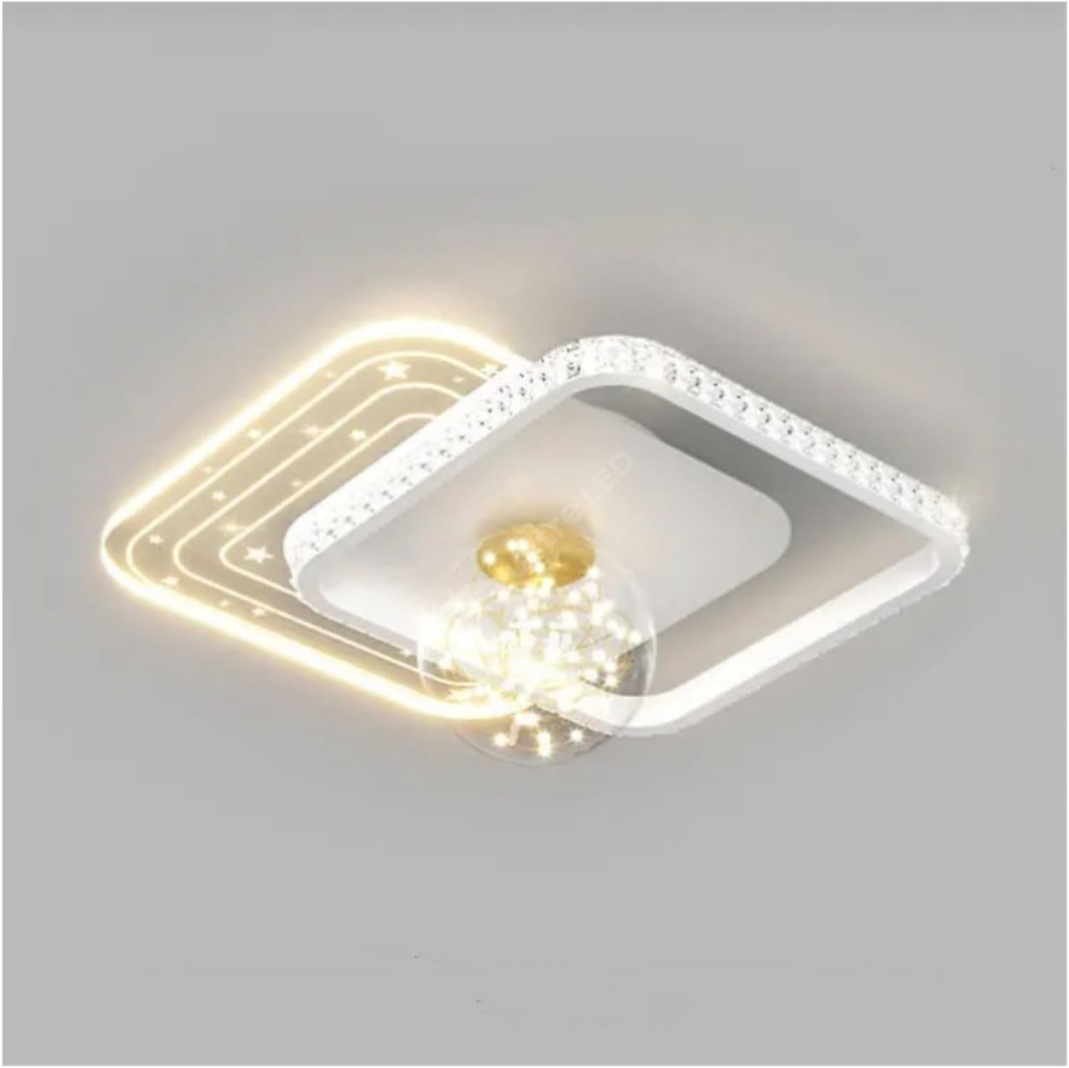 Lustra LED Space Jam Telecomanda Echivalent 300W