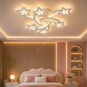 Lustra LED STAR Grande White Echivalent 600W Telecomanda