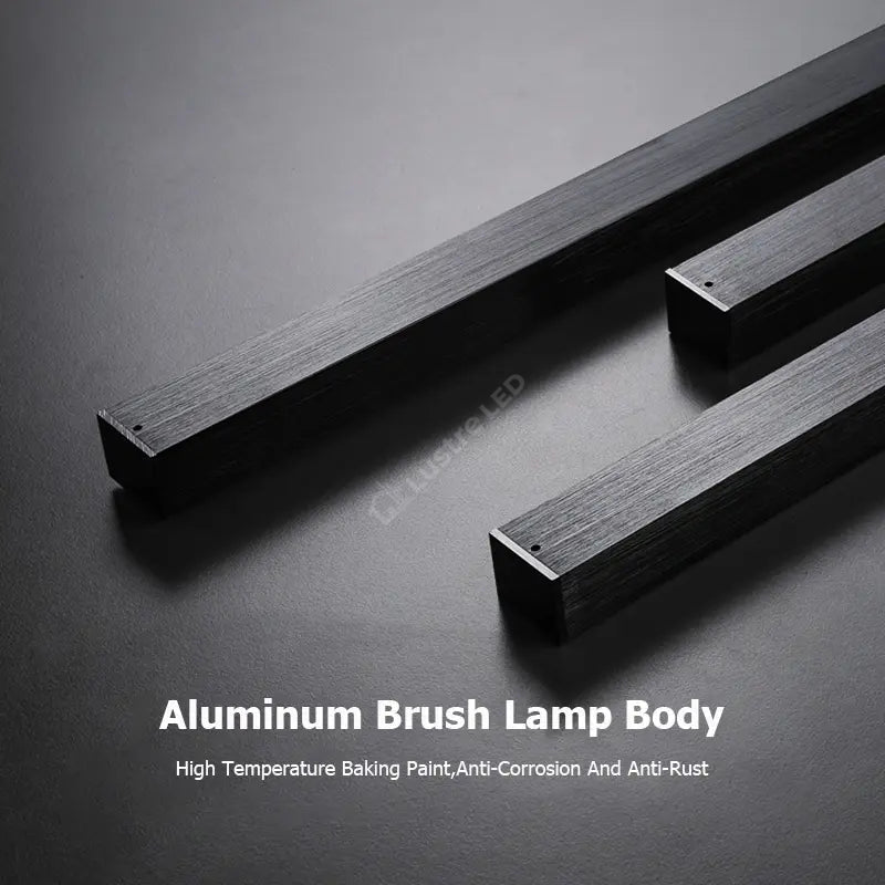 Lustra Led Suspendata 4 Linnes Black Echivalent 400W Telecomanda Lighting Fixtures