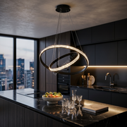 Lustra LED Suspendata Black ZELA 2 Segmente Echivalent 400W