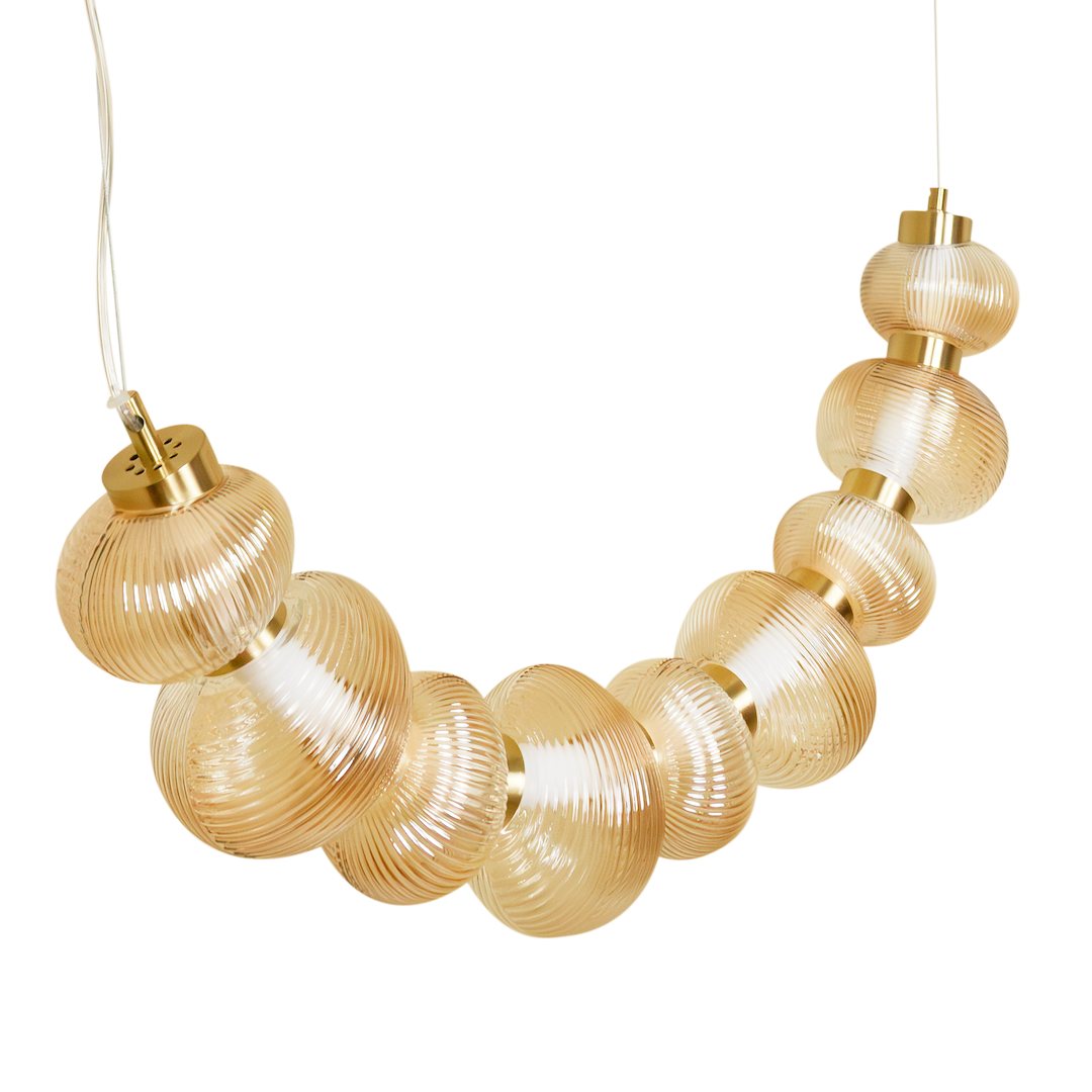 Lustra LED Suspendata Bolla Gold II Premium Echivalent 350W