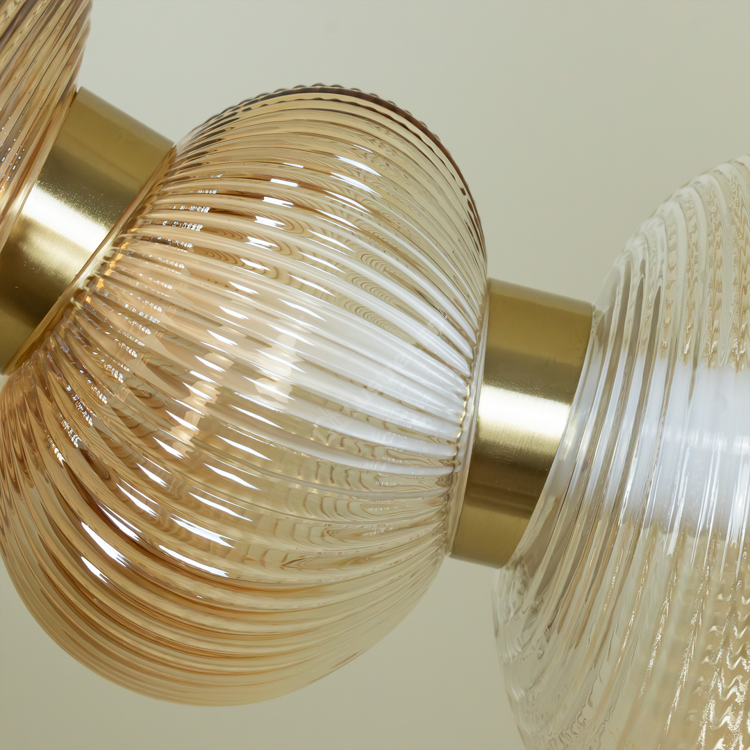 Lustra LED Suspendata Bolla Gold II Premium Echivalent 350W