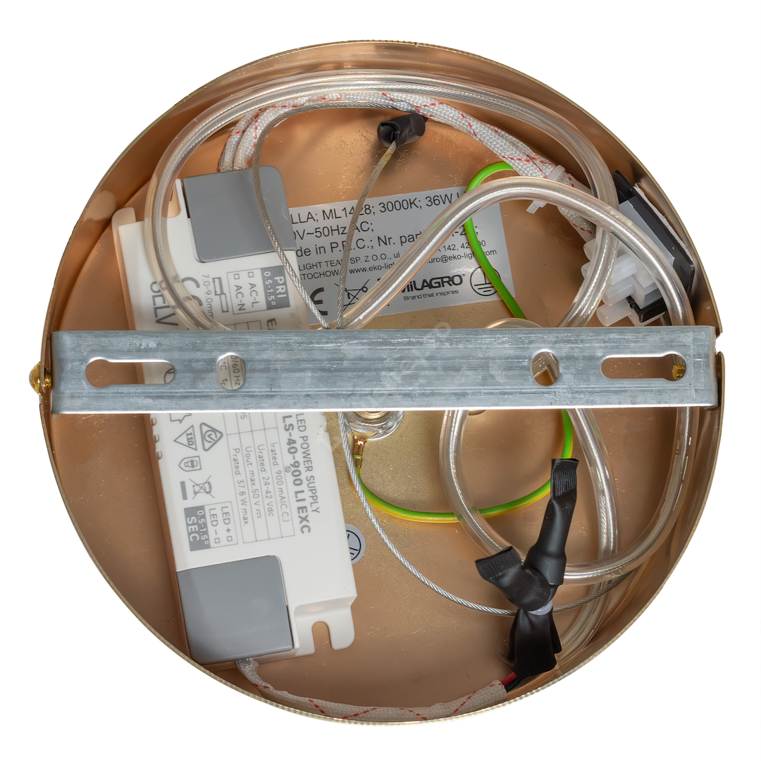 Lustra LED Suspendata Bolla Gold II Premium Echivalent 350W
