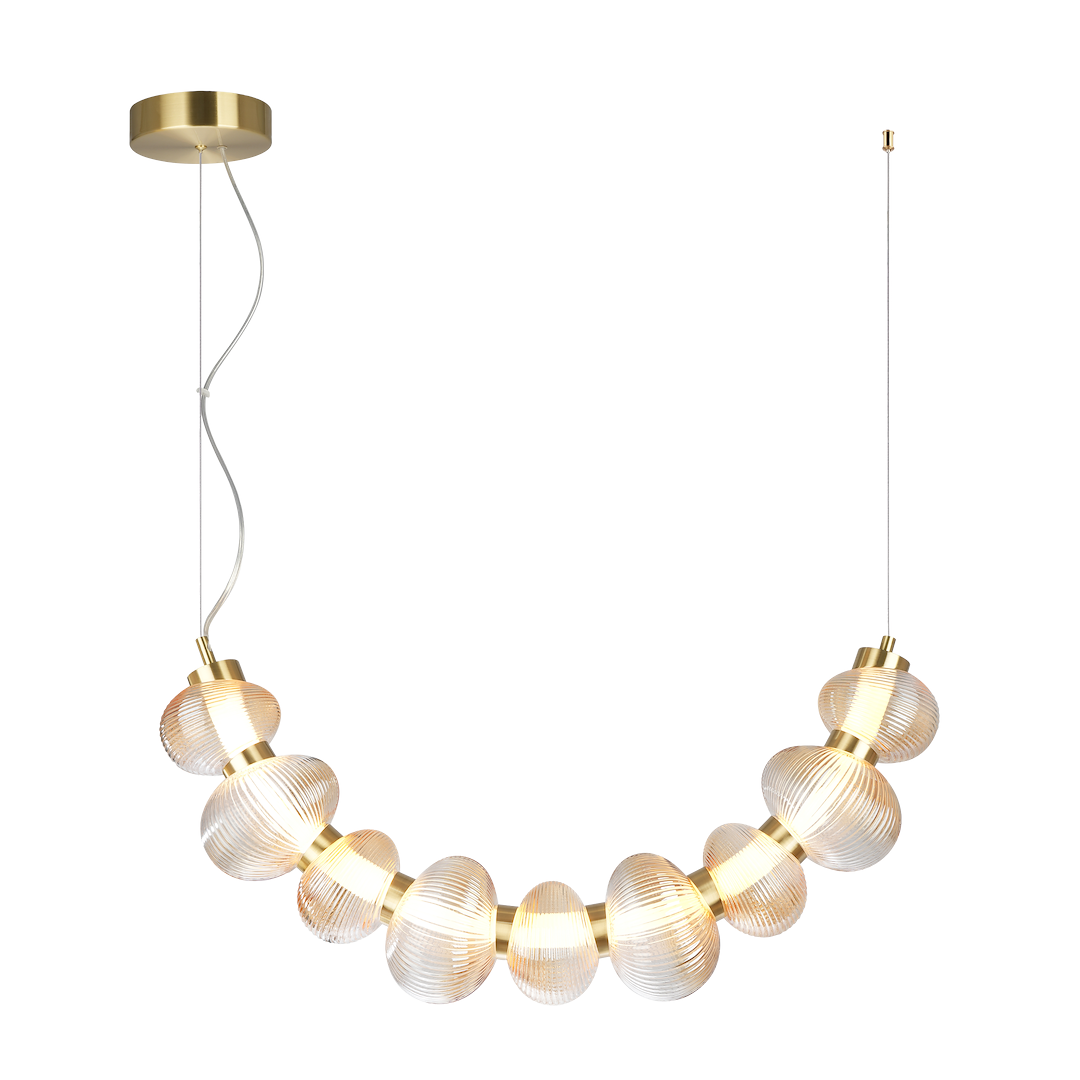 Lustra LED Suspendata Bolla Gold II Premium Echivalent 350W