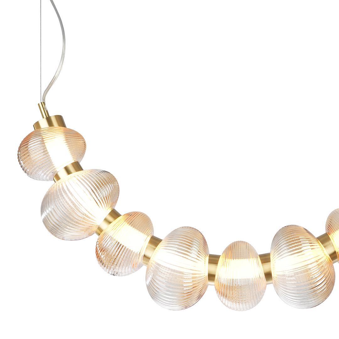 Lustra LED Suspendata Bolla Gold II Premium Echivalent 350W