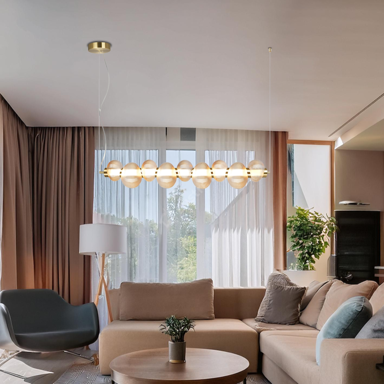 Lustra LED Suspendata Bolla Gold Premium Echivalent 350W