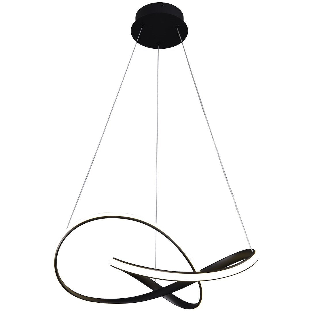 Lustra LED Suspendata Cappio Black Premium Echivalent 200W