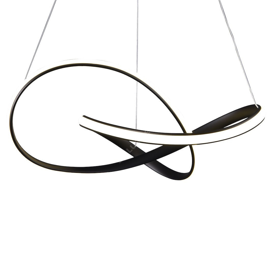Lustra LED Suspendata Cappio Black Premium Echivalent 200W