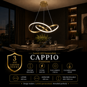 Lustra LED Suspendata Cappio Gold Premium Echivalent 200W
