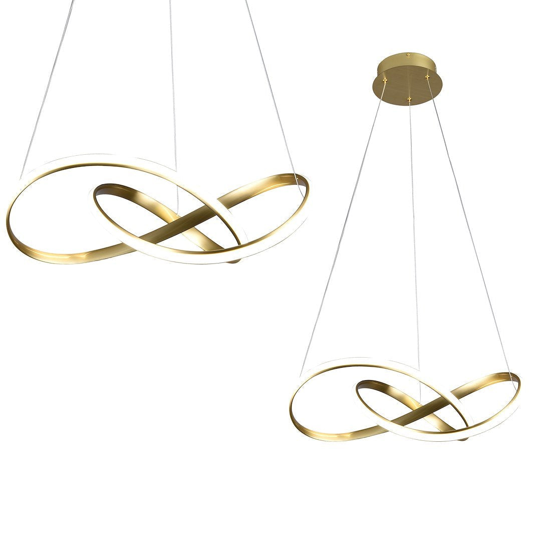Lustra LED Suspendata Cappio Gold Premium Echivalent 200W