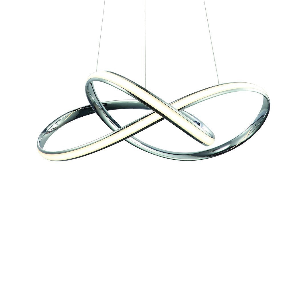 Lustra LED Suspendata Cappio Silver Premium Echivalent 200W