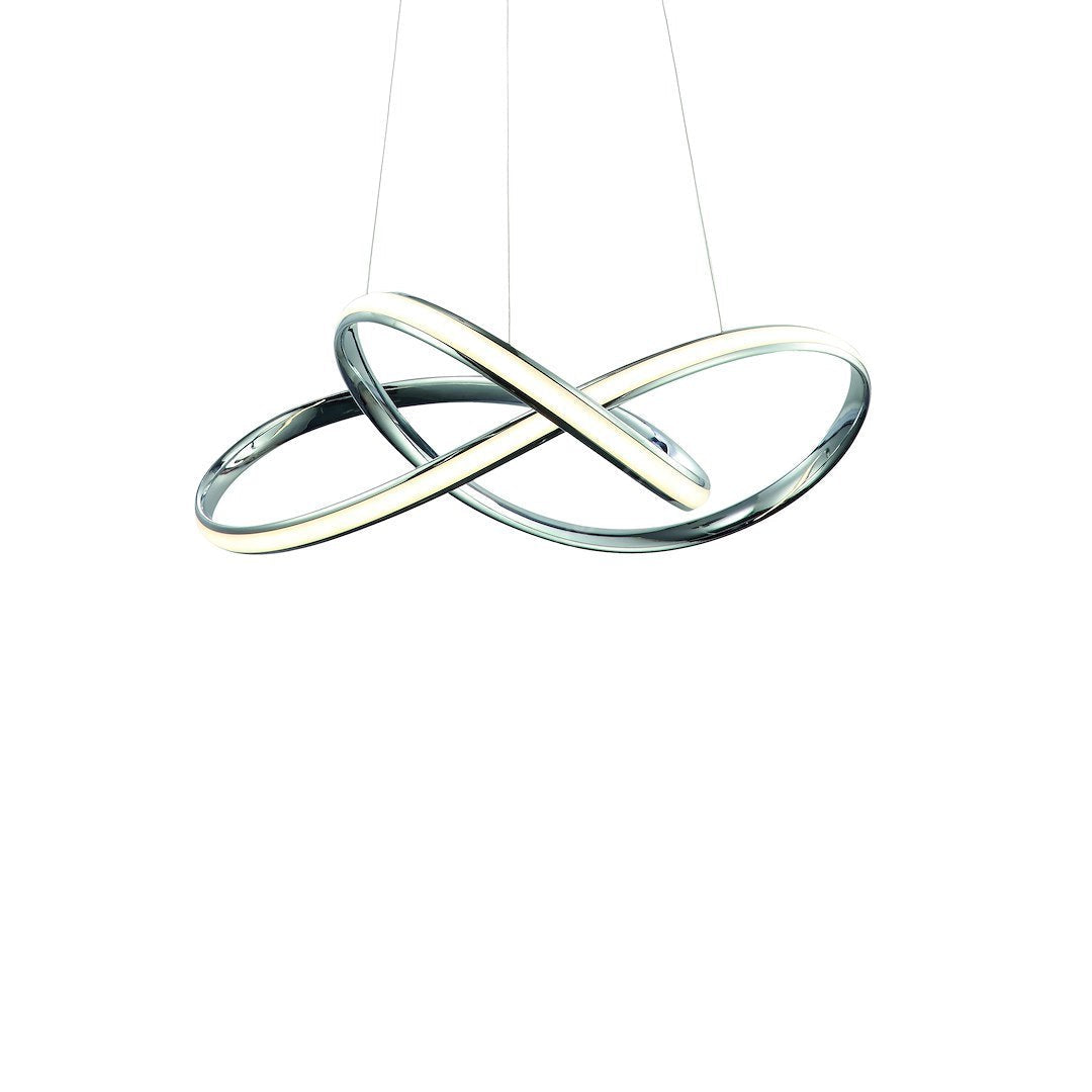 Lustra LED Suspendata Cappio Silver Premium Echivalent 200W