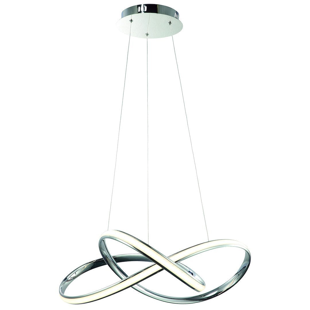 Lustra LED Suspendata Cappio Silver Premium Echivalent 200W