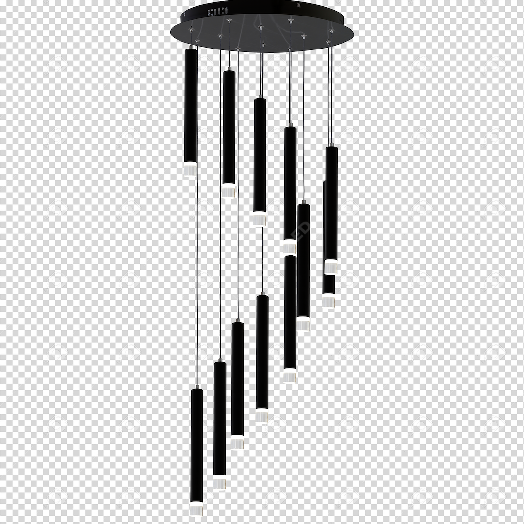 Lustra LED Suspendata Carbon Black Premium Echivalent 100W