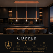Lustra LED Suspendata Copper Premium Echivalent 100W