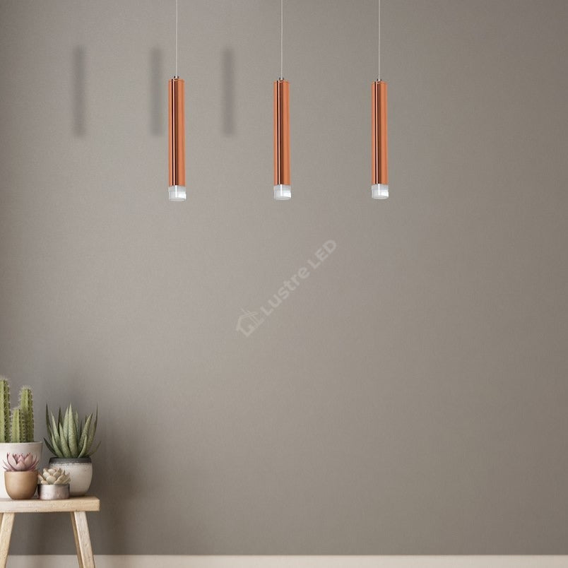 Lustra LED Suspendata Copper Premium Echivalent 100W