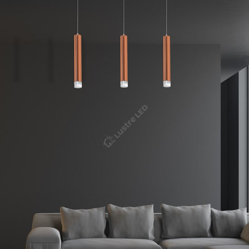 Lustra LED Suspendata Copper Premium Echivalent 100W