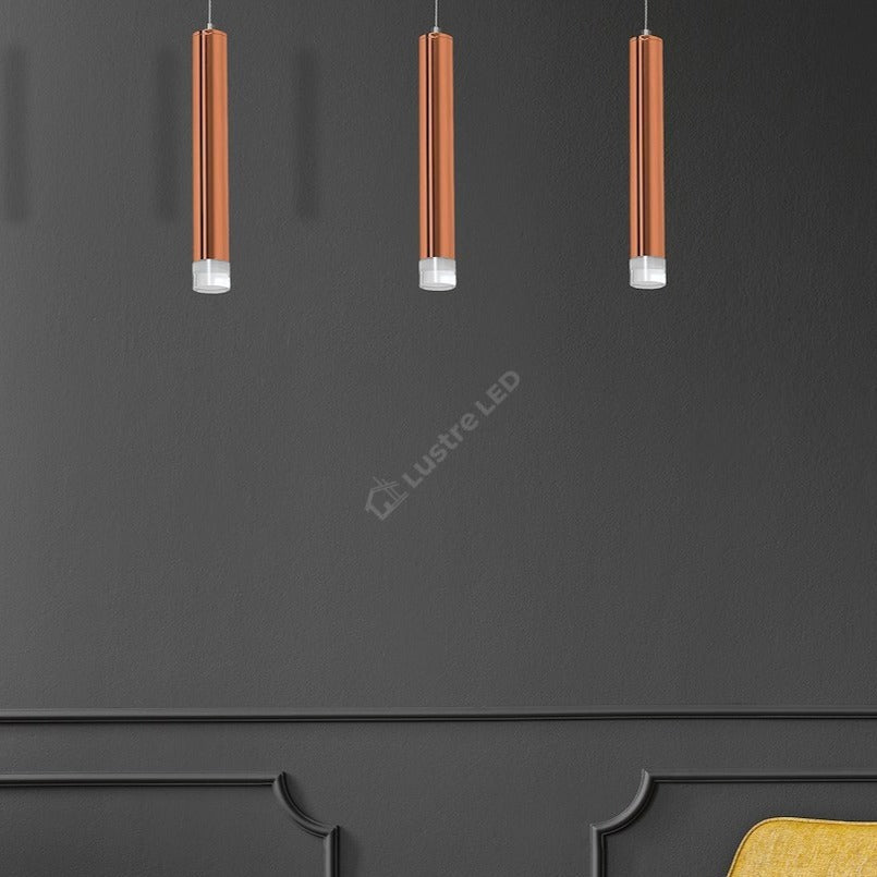 Lustra LED Suspendata Copper Premium Echivalent 100W