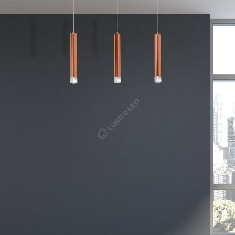 Lustra LED Suspendata Copper Premium Echivalent 100W