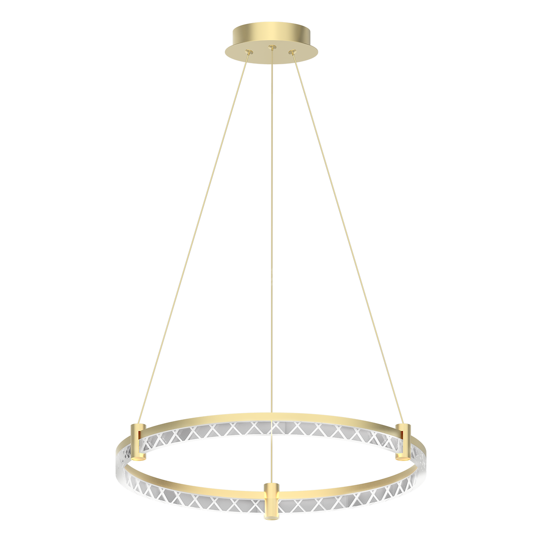 Lustra LED Suspendata Elegance Gold Premium Echivalent 250W
