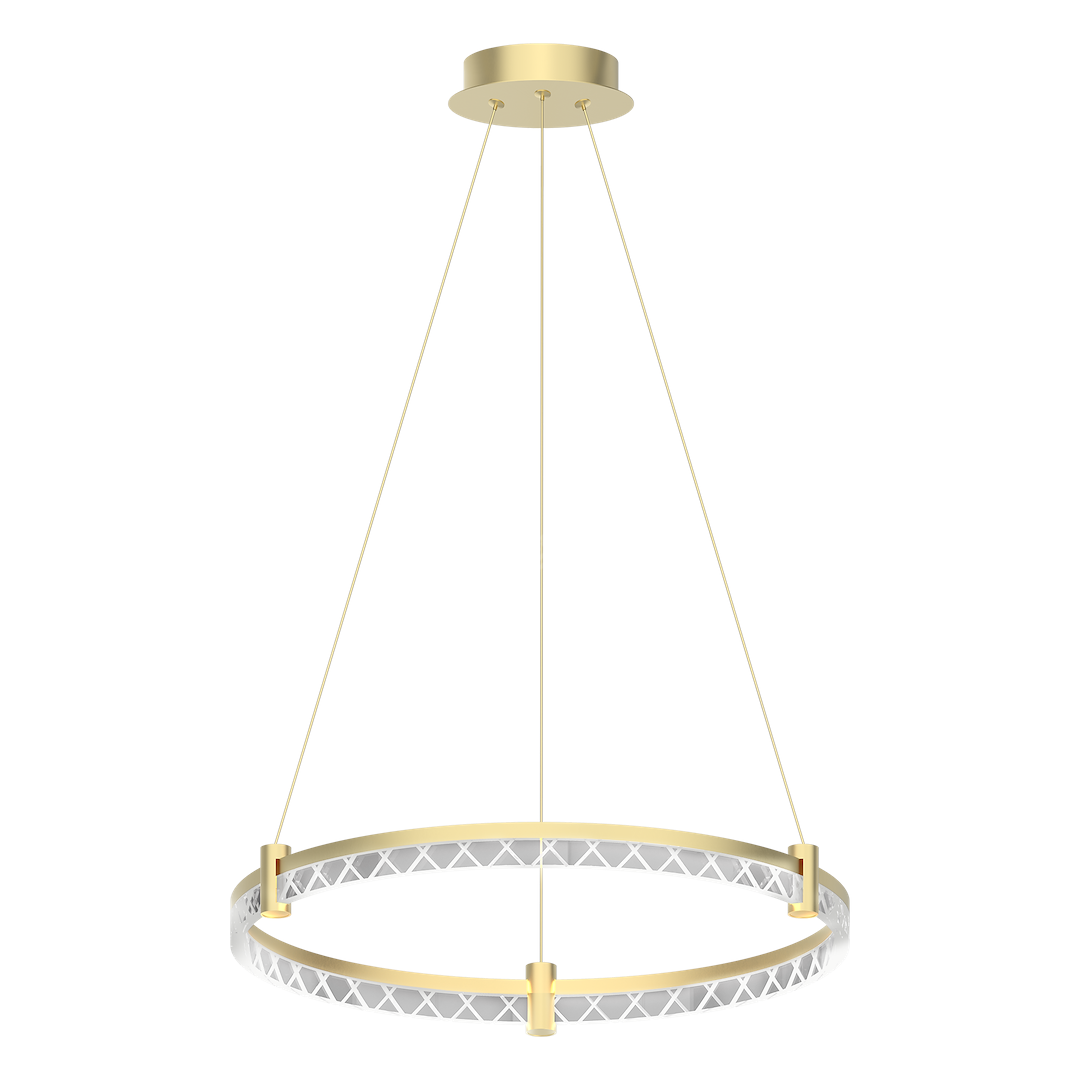 Lustra LED Suspendata Elegance Gold Premium Echivalent 250W