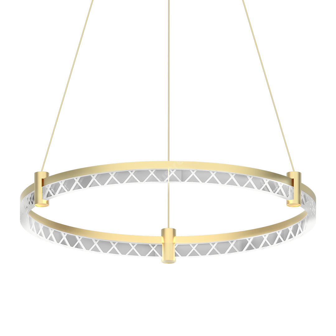 Lustra LED Suspendata Elegance Gold Premium Echivalent 250W