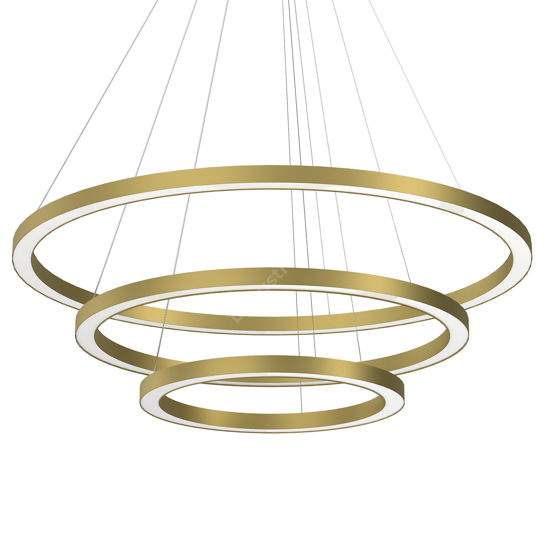 Lustra LED Suspendata Galaxia Gold Premium 3500K Echivalent 500W