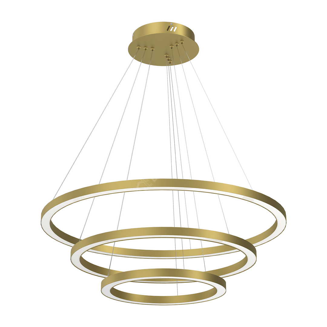 Lustra LED Suspendata Galaxia Gold Premium 3500K Echivalent 500W