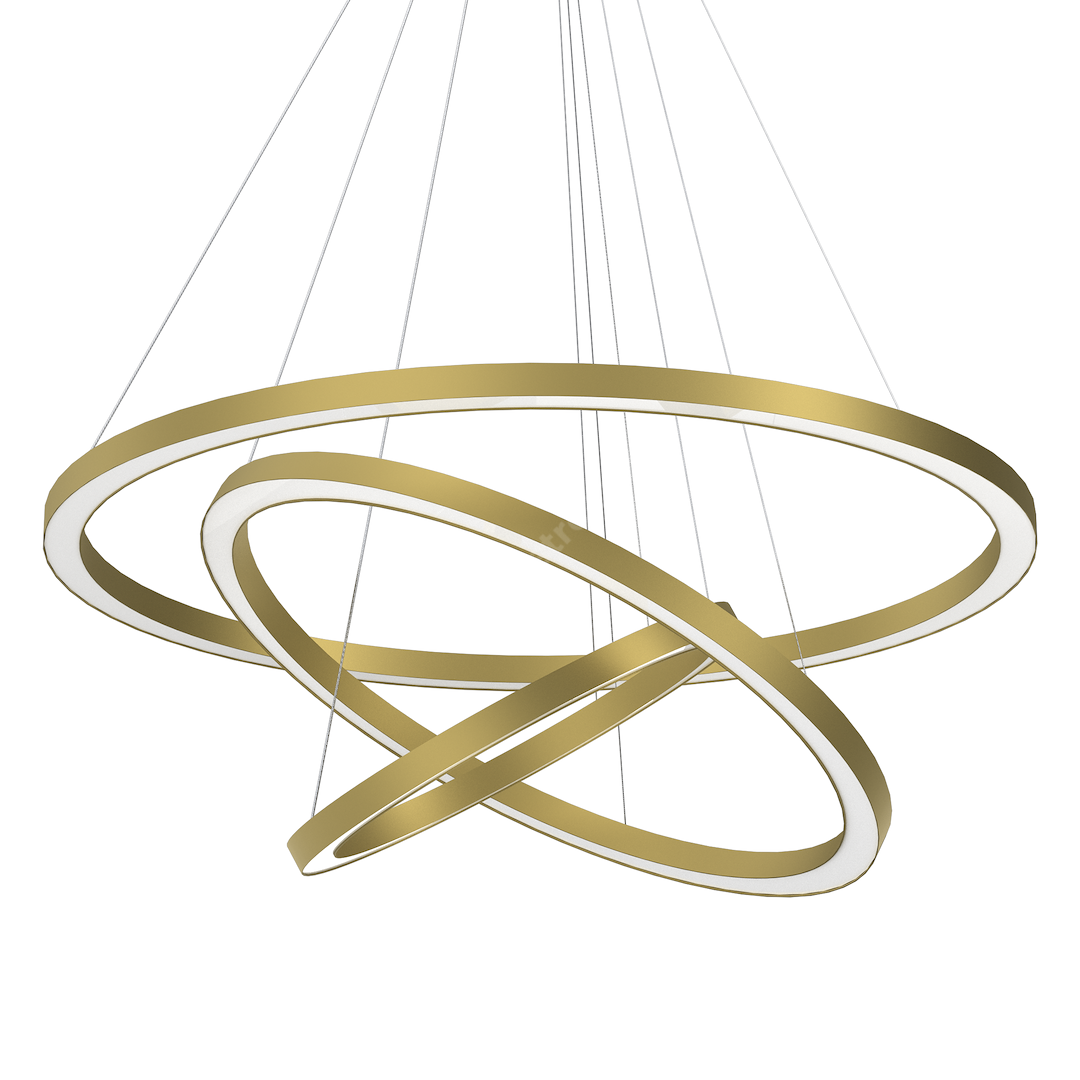 Lustra LED Suspendata Galaxia Gold Premium 3500K Echivalent 500W
