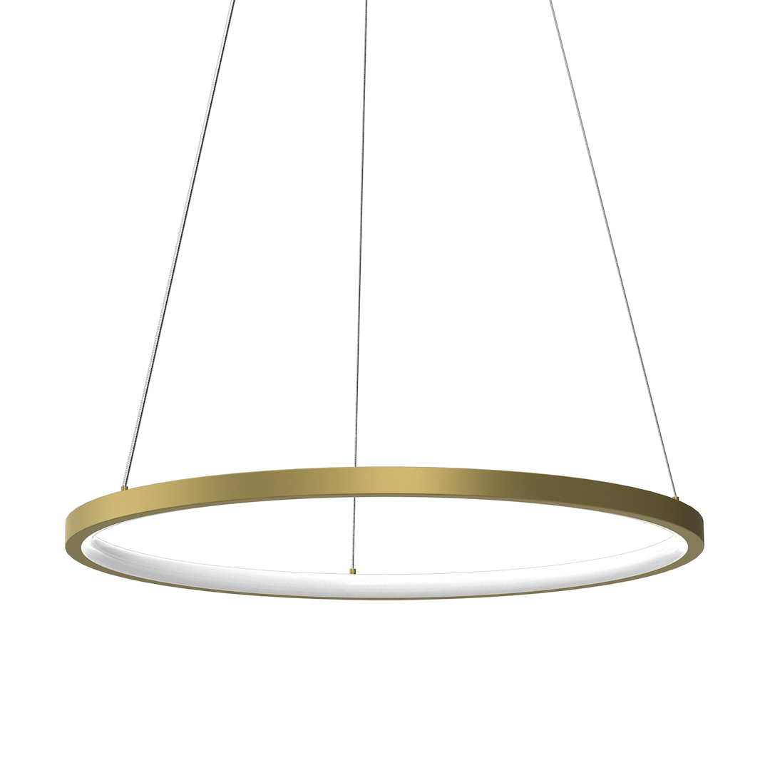 Lustra LED Suspendata Hoop Gold Premium 1 Segment Reglabil Echivalent 150W
