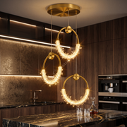 Lustra LED Suspendata ICE-AGE Gold Echivalent 300W