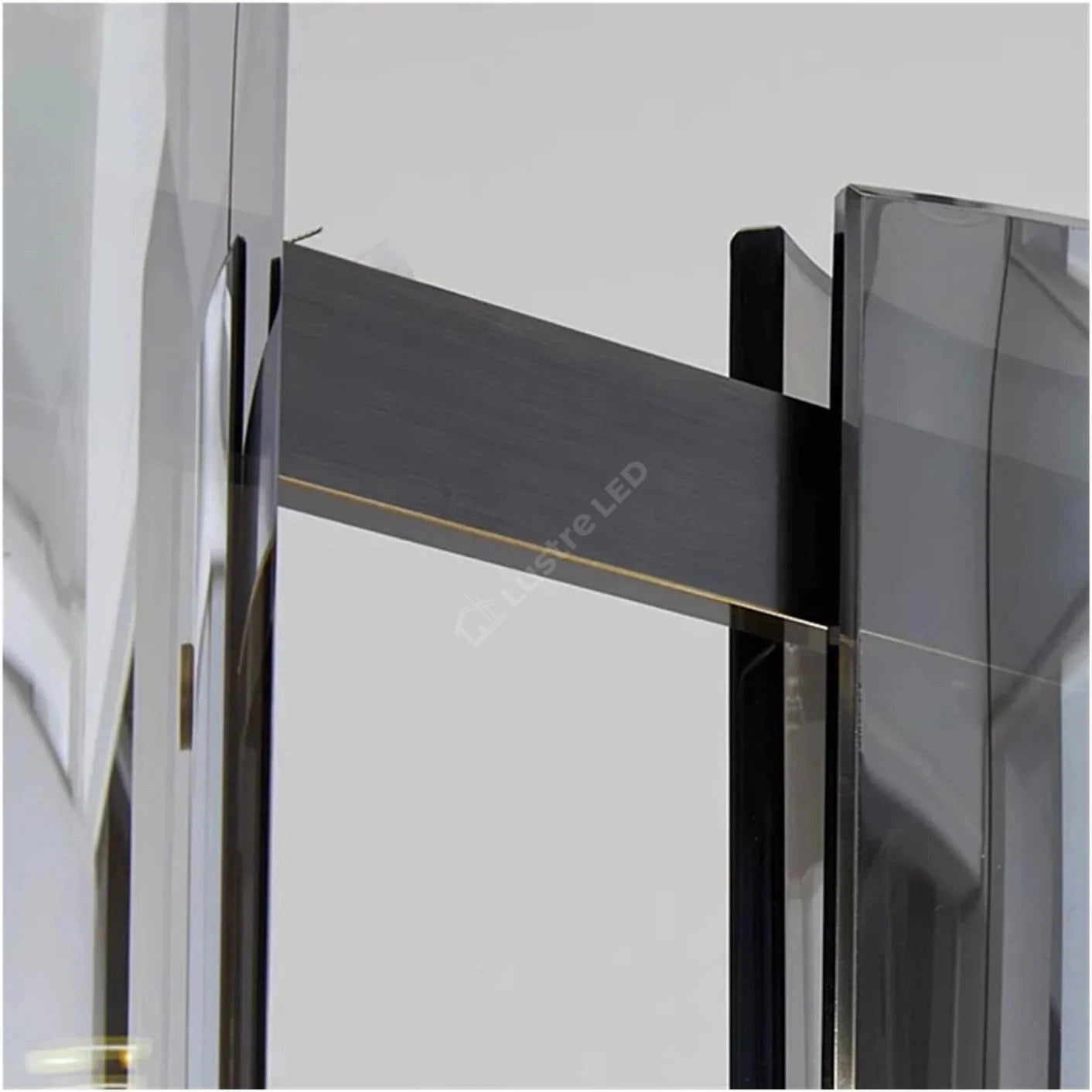 Lustra LED Suspendata Faye G9x5 Modern Black Glass NEAGRA / SUSPENDATE Lighting Fixtures