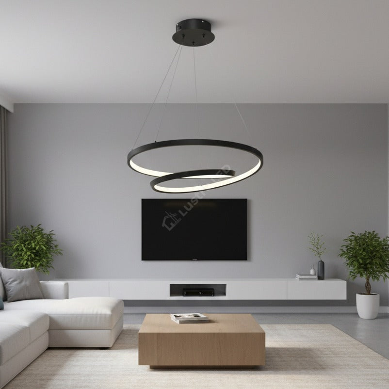 Lustra LED Suspendata Lucero Black Premium Echivalent 250W