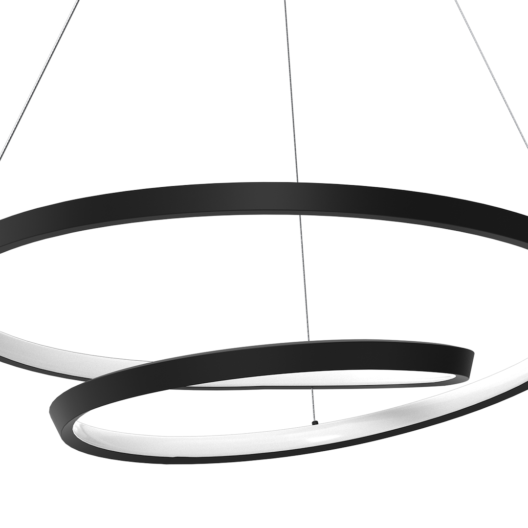 Lustra LED Suspendata Lucero Black Premium Echivalent 250W