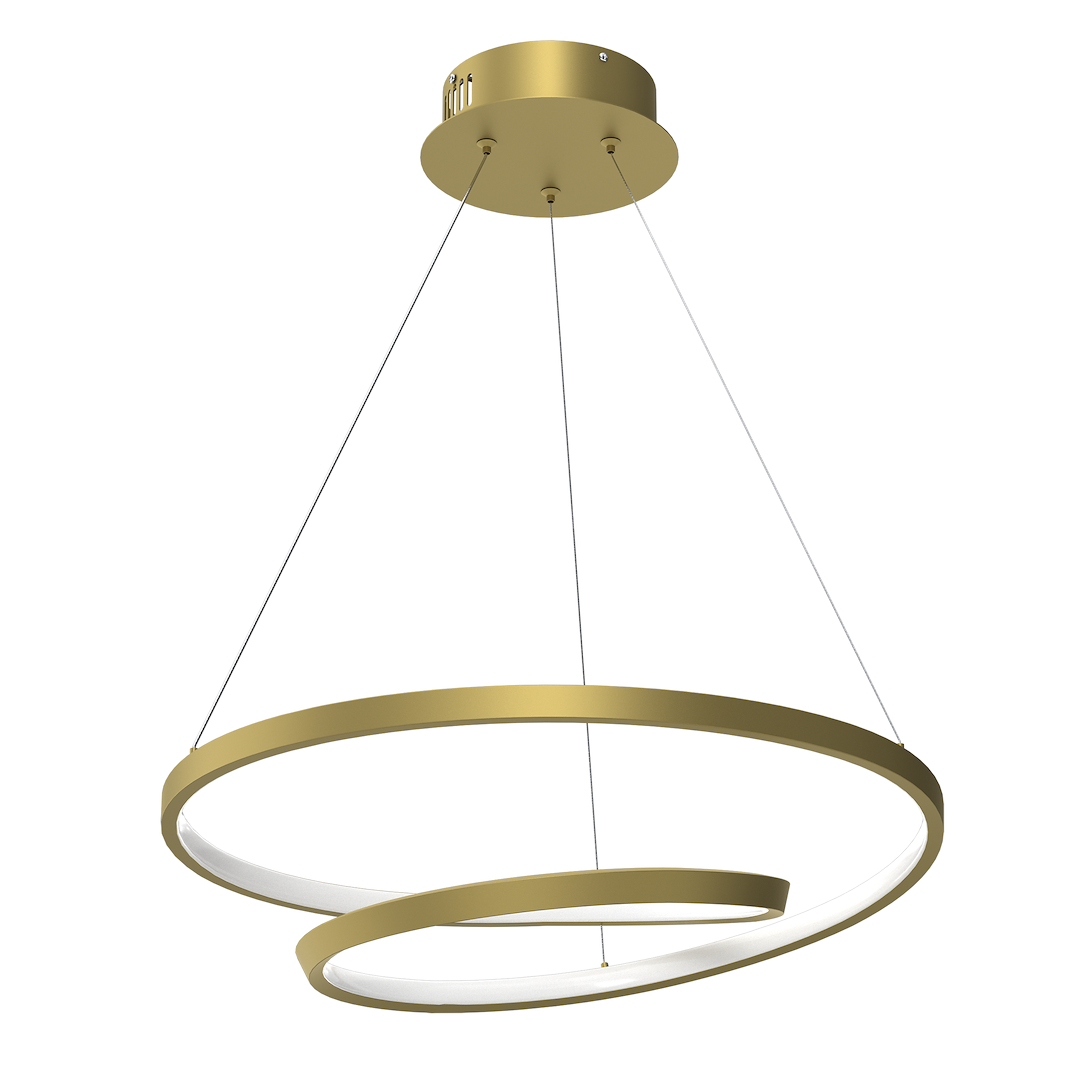 Lustra LED Suspendata Lucero Gold Premium Echivalent 250W