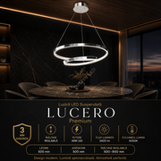 Lustra LED Suspendata Lucero Silver Premium Echivalent 250W