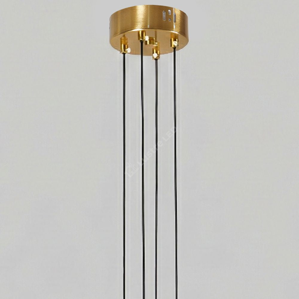 Lustra LED Suspendata LUSSO Gold Ø80CM Echivalent 280W