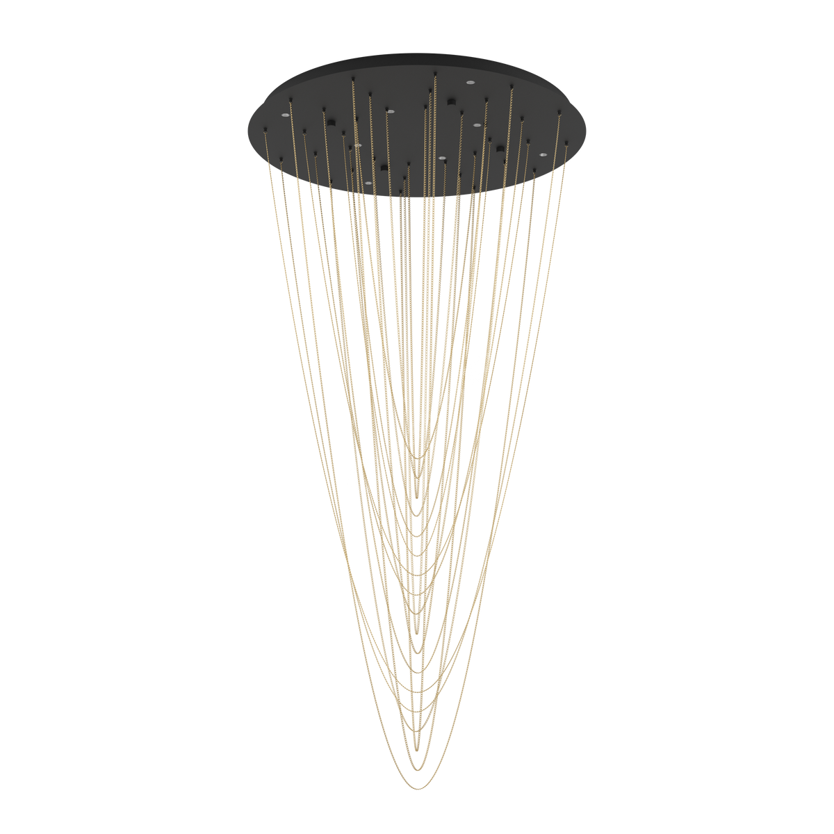 Lustra LED Suspendata Luxury TREPUCO Eglo 390355 NEAGRA / LUXURY Lighting Fixtures