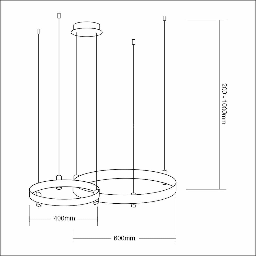 Lustra LED Suspendata Maxi Elegance Gold Premium Echivalent 450W