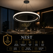 Lustra LED Suspendata Nest Black Premium Echivalent 250W