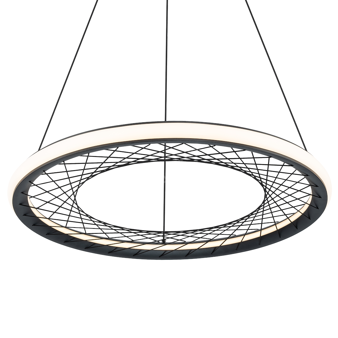 Lustra LED Suspendata Nest Black Premium Echivalent 250W