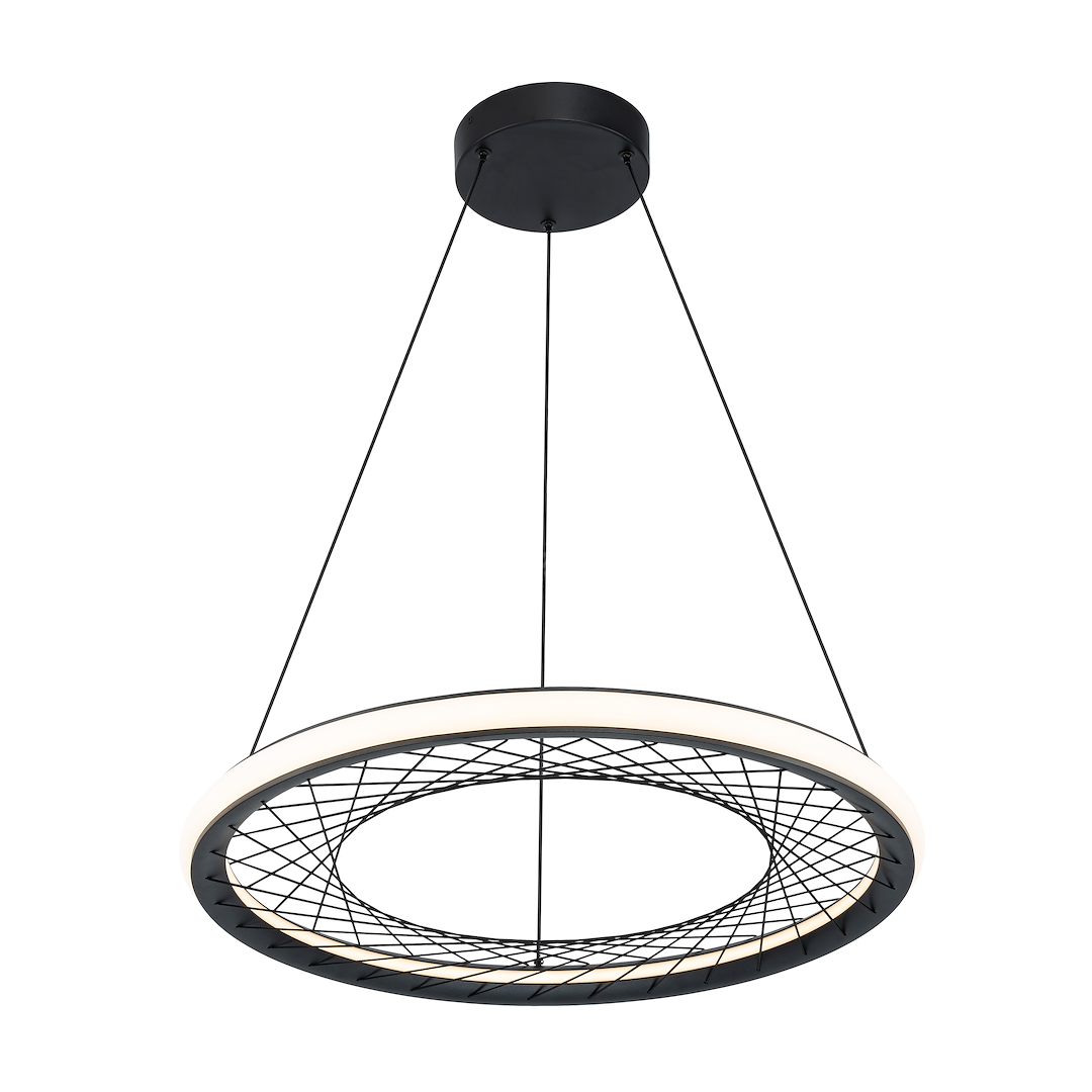 Lustra LED Suspendata Nest Black Premium Echivalent 250W