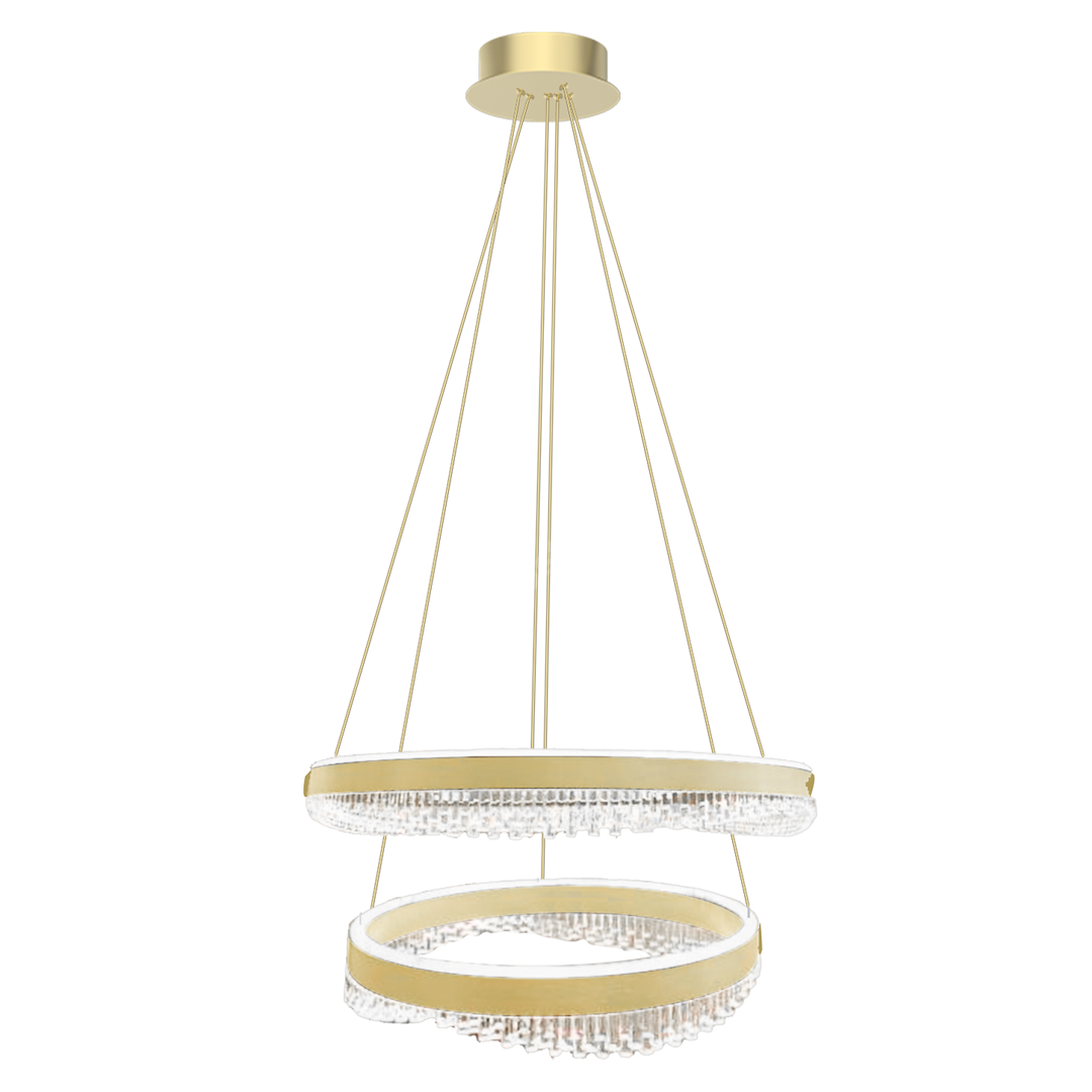 Lustra LED Suspendata Preciosa Gold Premium Echivalent 550W
