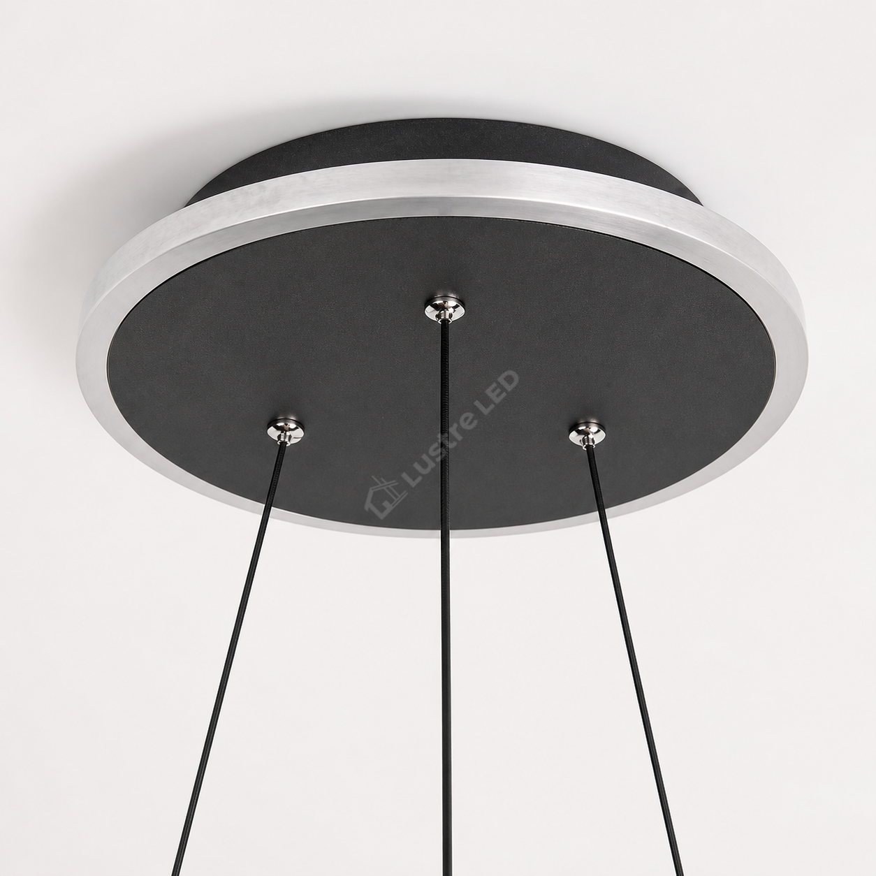 Lustra LED Suspendata Premium Black OMIRA Echivalent 300W Telecomanda