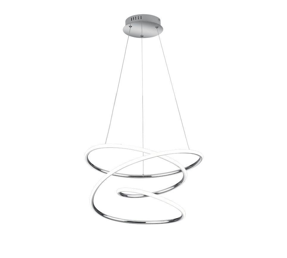 Lustra LED Suspendata Premium Bologna Silver Echivalent 500W | 4000K