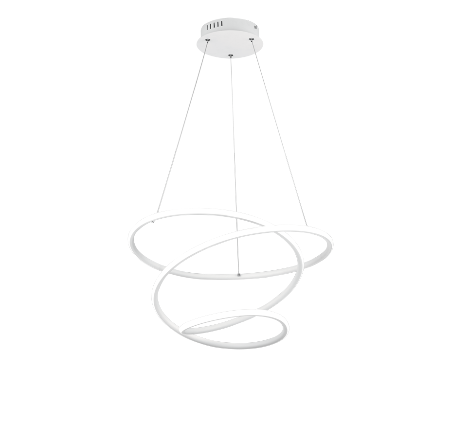 Lustra LED Suspendata Premium Bologna White Echivalent 500W | 4000K